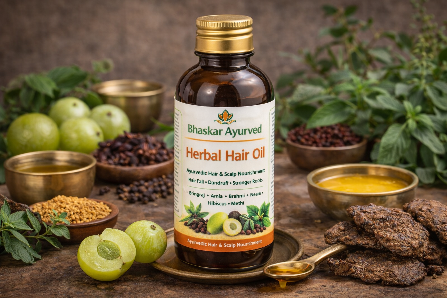 Bhaskar Ayurved Herbal Hair Oil
